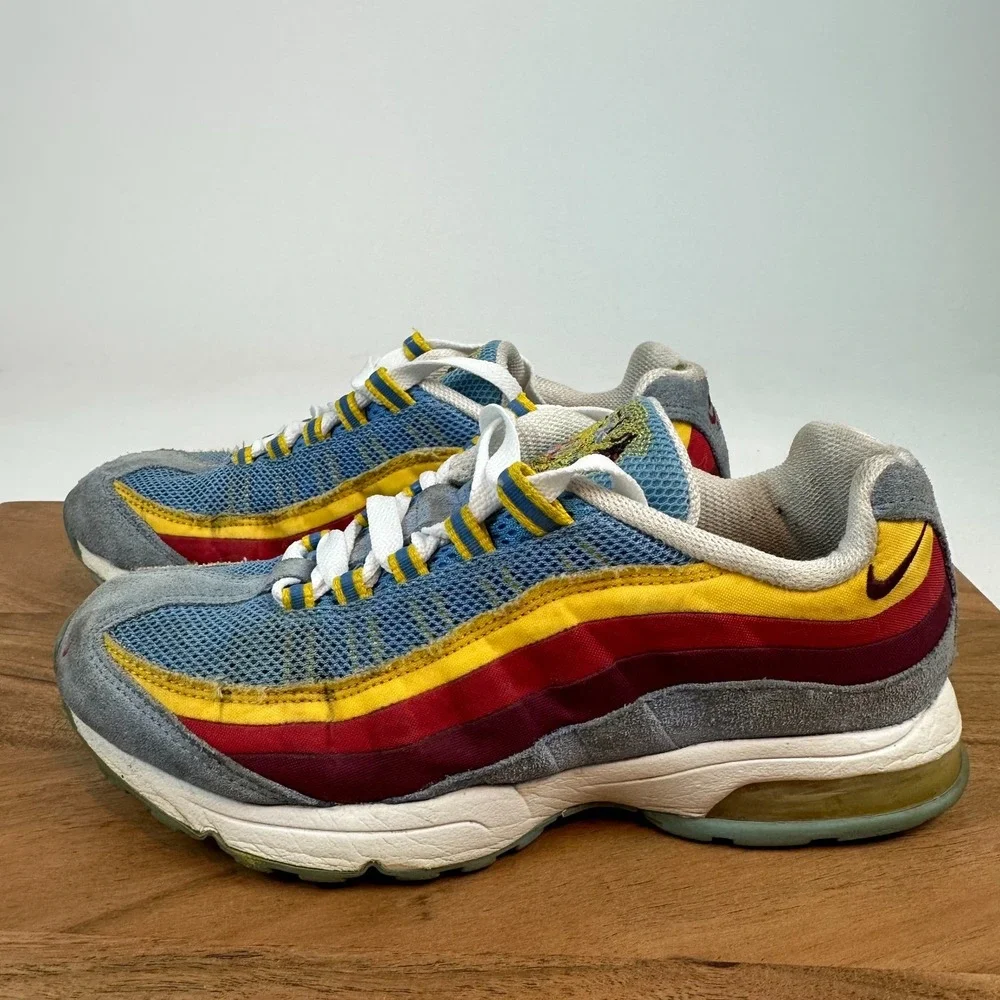 Womens Nike Air Max 95 Zen University Blue‎ Casual Shoes Sneakers Size 6 M GUC